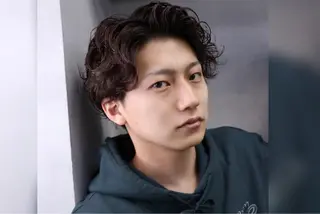 ミディアム カラー パーマ メンズ 半個室メンズ カット🥕羽鳥淳妃のヘアスタイル
