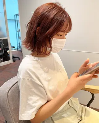 ショート カラー 片岡 由依のヘアスタイル