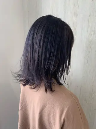 セミロング カラー ROW町田★ 船木のヘアスタイル