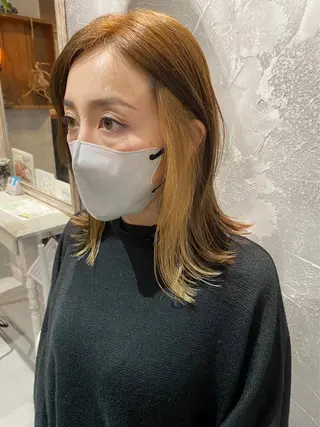 ミディアム 石井 大空のヘアスタイル