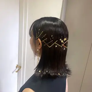 ヘアアレンジ 縮毛矯正ヘアアレンジ 🌸三輪知優🌸のヘアスタイル