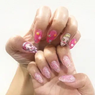 ネイル 【OKIKA】 らん🦖🌈🧡のマツエク・マツパデザイン