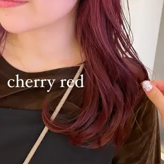 セミロング カラー ボブパーマ 🌷ヨシカワハナコのヘアスタイル