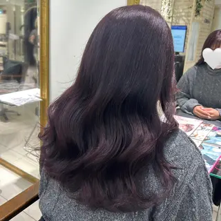 ロング カラー 透明感カラー 古山 結季🌙🖤のヘアスタイル