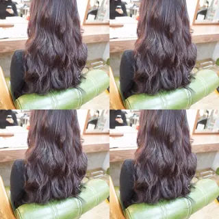 セミロング カラー パーマ ヘアアレンジ 🟦髪質改善6年 💊YAMAMOTOのヘアスタイル