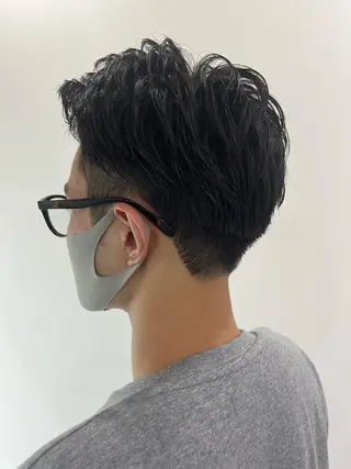 メンズ 【北千住】🌈韓国風 レイヤー✨小顔カットのヘアスタイル