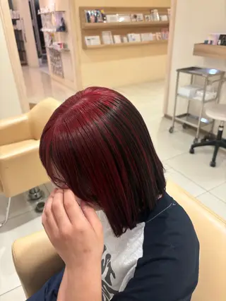 カラー 高濱 ひなよのヘアスタイル