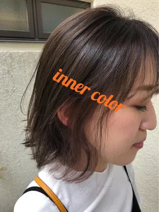ショート カラー パーマ ヘアアレンジ 【白髪ぼかし 専門GBG】自由が丘のヘアスタイル