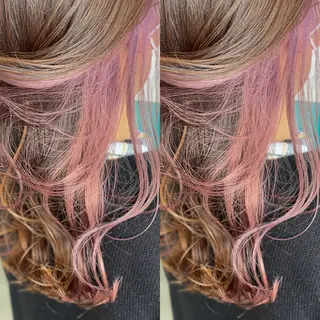 ロング カラー Snaly カラー特化ページのヘアスタイル