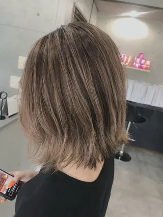 ミディアム REVE美容室 REVEマツエクのヘアスタイル
