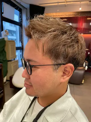 ショート カラー メンズ 🔅PARS bis Futaba🔆のヘアスタイル