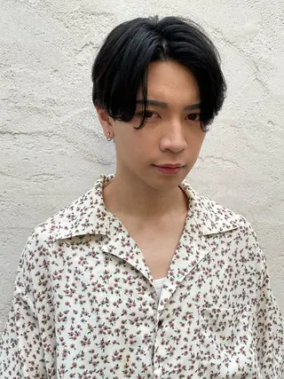 ショート カラー パーマ ヘアアレンジ メンズ 亀井隆汰/メンズ専門 パーマ特化美容師のヘアスタイル