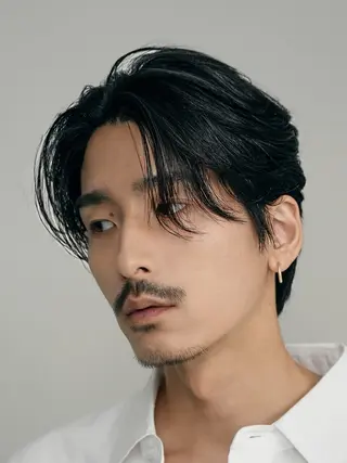 ミディアム パーマ メンズ fifth天神パーマ 特化/大田宗一朗のヘアスタイル