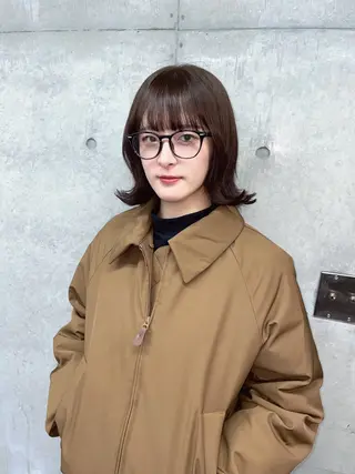 ミディアム カラー ★韓国メンズ/カラー /パーマrinka★のヘアスタイル