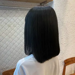 セミロング カラー 暖色艶color / ボブ🦩Rioのヘアスタイル