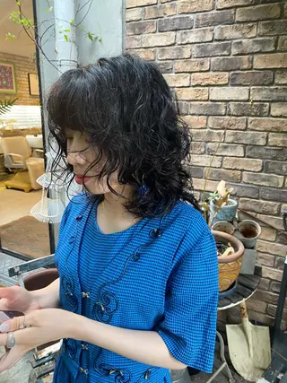 ミディアム Moca 〰️のヘアスタイル