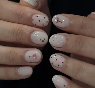 ネイル By moonネイル 🌷ワンホン/韓国風のネイルデザイン