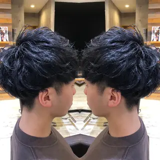 ショート カラー パーマ ヘアアレンジ メンズ キッズ ネイル マツエク・マツパ EnBlesS西宮 マンツーマン神道有基のヘアスタイル
