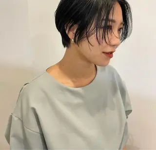 ショート 透明感カラー、 アレンジ/miyuのヘアスタイル