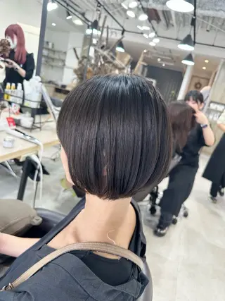 ショート 地毛風縮毛矯正/ボブ /ショート❣️平山のヘアスタイル