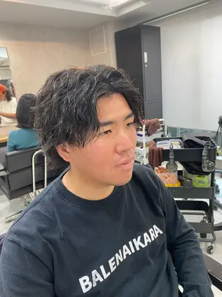 パーマ メンズ 里帆 CREAMのヘアスタイル