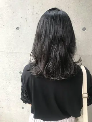 ミディアム カラー ヘアアレンジ Satsuki ✂︎♡のヘアスタイル