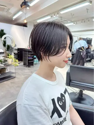 ショート ハイトーンカラー/ さらさのヘアスタイル