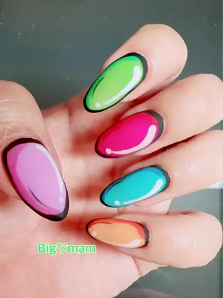 ネイル Big♡mam所属・Big♡mam （MAMI）のネイルデザイン