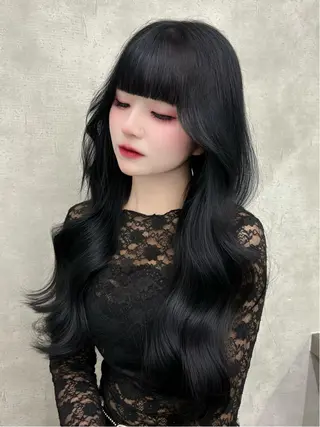 ロング カラー ⛓ワンホンレイヤー 🥀🖤/あいりのヘアスタイル