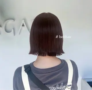 ショート HONOKA/矯正/ ボブ/艶感カラーのヘアスタイル