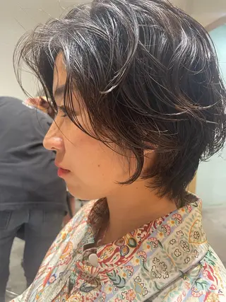 ショート くびれミディアム/似 合わせ/鎌倉/edAのヘアスタイル