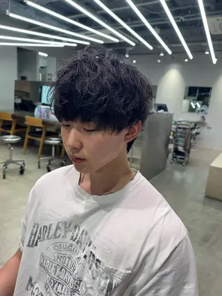 パーマ メンズ fifth天神/末廣 和也のヘアスタイル