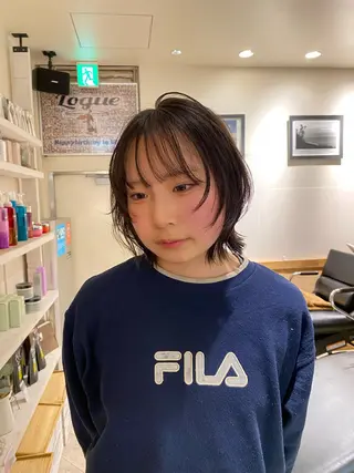 ショート カラー ナチュラルヘア🫧 ナナミのヘアスタイル