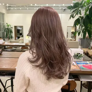 ロング カラー 【完全個室】髪質改善 暖色カラー/山崎唯奈のヘアスタイル