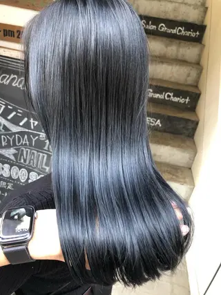 ロング カラー 舘野 太嘉宏のヘアスタイル