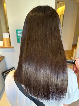 セミロング 艶髪カラー×髪質改善 🎀中島鈴菜のヘアスタイル