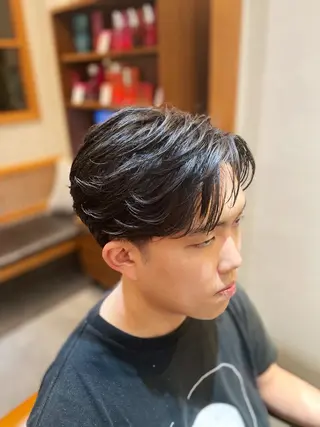 ショート メンズ 🪻二宮俊カットモデ ル縮毛矯正募集🪻のヘアスタイル