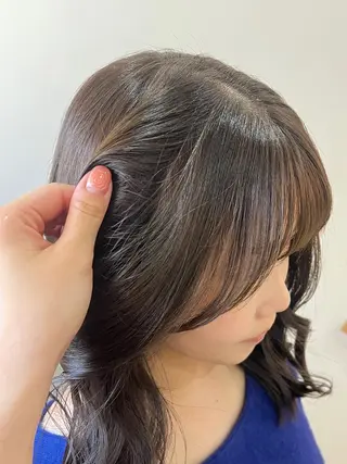 ミディアム カラー 竹内 穂乃佳のヘアスタイル