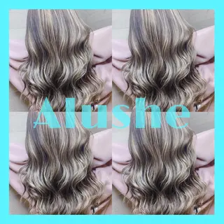 ロング カラー ヘアアレンジ 🦋レイヤー特化/ 羽エク/ナツミ🦋のヘアスタイル