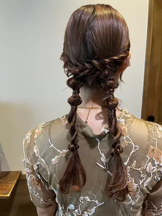 ヘアアレンジ ❁ヘアメ❁ YUMI ❁ゆみ❁横浜桜木町のヘアスタイル