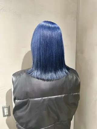 ミディアム カラー Nikiita リコのヘアスタイル