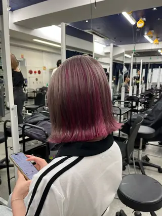 カラー 🍒暖色ダブルカラー /FUKA🍒のヘアスタイル
