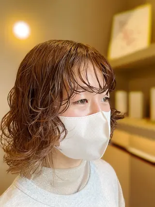 くびれミディアム/似 合わせ/鎌倉/edAのヘアスタイル