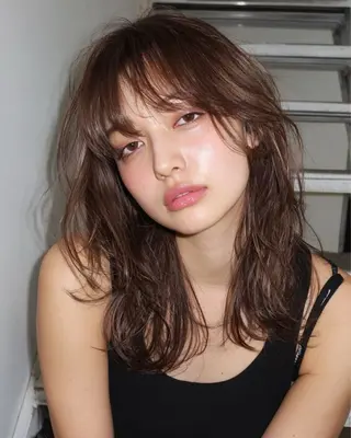セミロング ☁️透明感カラー× レイヤー ☁️ノアのヘアスタイル