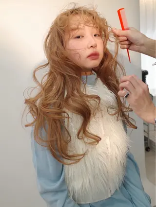 ロング カラー カットモデル大募集 IDE AYANEのヘアスタイル