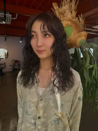 セミロング Mado Tsujido所属・小野江 祐李のヘアスタイル