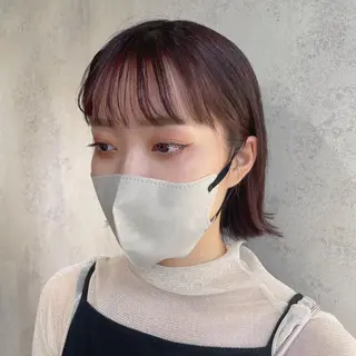 ショート カラー 梅田美容室 山崎海波のヘアスタイル
