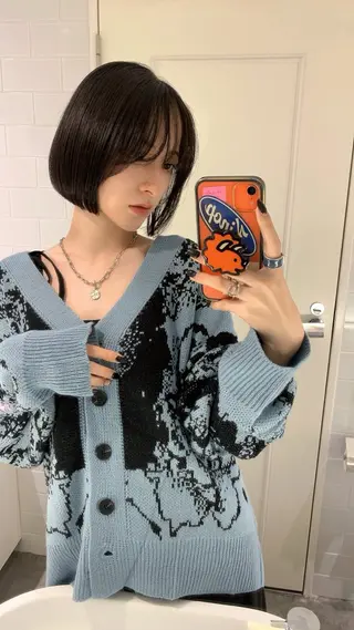 ショート カラー パーマ nico 麻生 やまざきれいのヘアスタイル