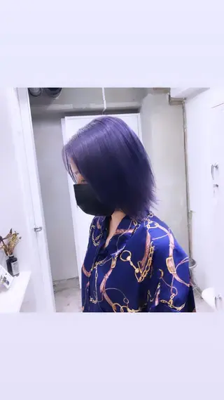 ショート カラー 渋谷🎨ブリーチ特化 ×エクステ🎨レンのヘアスタイル