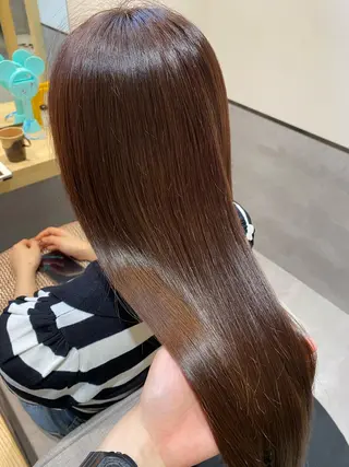 ロング カラー やまぐち あやみのヘアスタイル